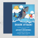 Recherche de de requin invitations Garçons
