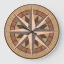 Recherche de la boussole du marin horloges Bois