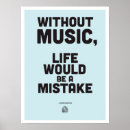 Recherche de citations musique posters Vie