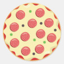 Recherche de pizza de pepperoni autocollants Poivron