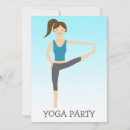 Recherche de yoga party invitations Pose de yoga