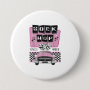 Recherche de les années 50 badges Rose