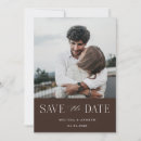 Recherche de brun chocolat invitations Enregistrer la date