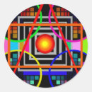 Recherche de geometric autocollants Moderne