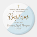 Recherche de baptême magnets Croix d'or