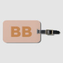 Recherche de boho luggage tags Monogramme