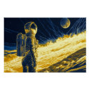 Recherche de astronaute posters Futuriste
