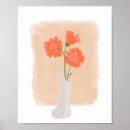 Recherche de vase de fleurs posters Orange