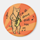 Recherche de musique de jazz magnets Rétro