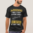 Recherche de guitare basse drôle tshirts Rocher