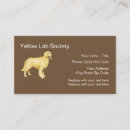 Recherche de laboratoire cartes visite Labrador retriever