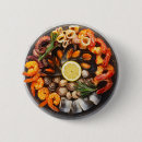 Recherche de fruits de mer badges Nourriture