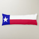 Recherche de drapeau du texas coussins Rouge
