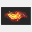 Recherche de flamme noire autocollants Feu