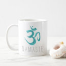 Recherche de yoga de l om tasses Namaste