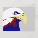 Recherche de aigle blanc cartes postales Rouge