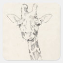 Recherche de tache animale de girafe autocollants Dessin