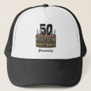 Recherche de cinquantième casquettes Typographie