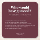 Recherche de vin dessous de verres Typographie