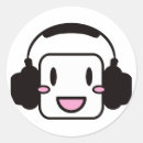 Recherche de icône ronde autocollants Sourire