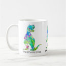 Recherche de dinosaure drôle tasses Coloré