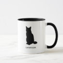 Recherche de silhouette de chat tasses Pour tous