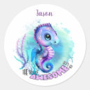 Recherche de seahorse autocollants Océan