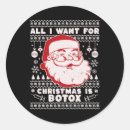 Recherche de drôle père noël autocollants Santa claus