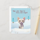 Recherche de chat neige cartes postales Xmas