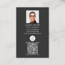 Recherche de service standard cartes visite Code qr
