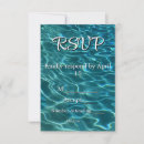 Recherche de bleue turquoise de rsvp invitations Océan
