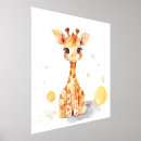 Recherche de peinture de girafe posters Animaux