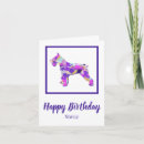 Recherche de chien pourpre vœux cartes Violet