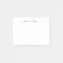 Recherche de pink post its Rose