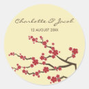 Recherche de sakura rouge autocollants Floral