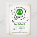Recherche de noir blanc vert invitations Vintage