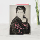 Recherche de vintage 1950s anniversaire cartes Pour elle