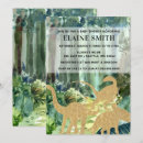Recherche de dinosaure baby shower invitations Soirée dino