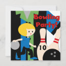 Recherche de boy bowling anniversaire invitations Sports