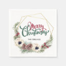 Recherche de joyeux noël serviettes Monogramme