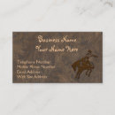 Recherche de style occidental cartes visite Rustique