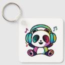 Recherche de panda drôle porteclés Casque