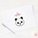 Recherche de visage de panda autocollants Drôle