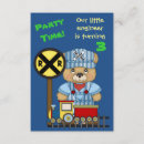 Recherche de chemin de fer invitations Bleu