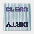 Recherche de stripes refrigérateur magnets Bleu
