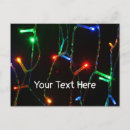 Recherche de décoration de noël cartes postales Éclairage