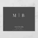 Recherche de mariage contemporain cartes postales Monogramme
