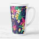 Recherche de motif coloré tasses Floral