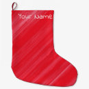 Recherche de rayures blanches chaussette de noël Rouge