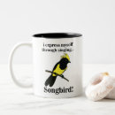 Recherche de oiseau de chant tasses Drôle